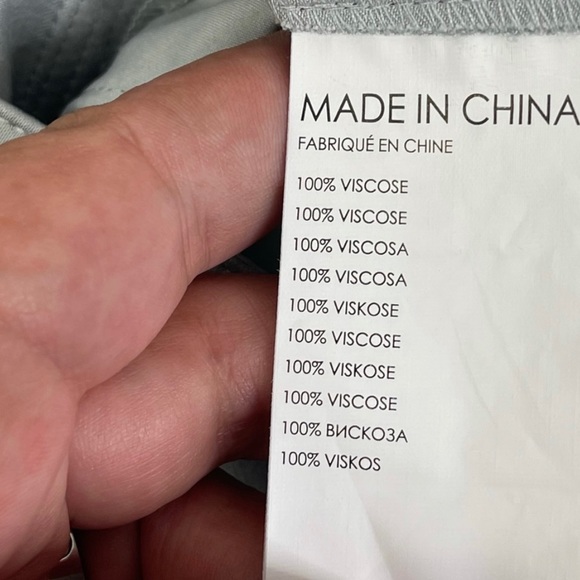 Club Monaco Carpenter Pant Silvery Grey NWT SZ 00 - Picture 11 of 11